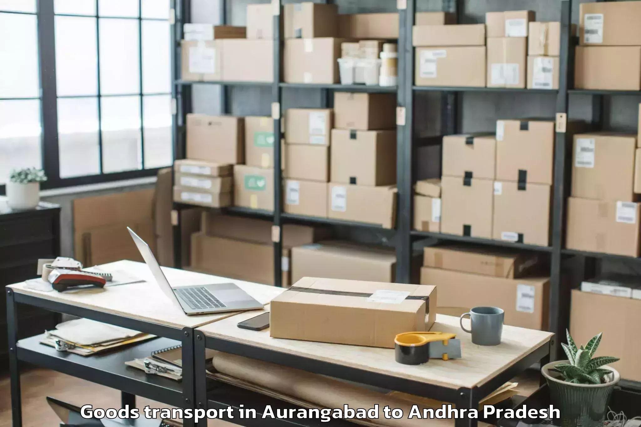 Top Aurangabad to Ojili Goods Transport Available